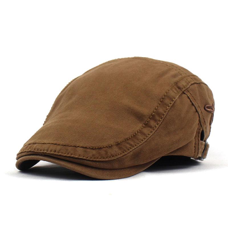 Embroidered Letter Beret: Unisex Outdoor Duckbill Cap for All Seasons
