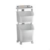 Laundry Basket Cart Multi-Layer Hamper Large Capacity Household Storage