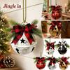 Large Christmas Bell Hanging Decoration for Holiday Tree and Home Decor