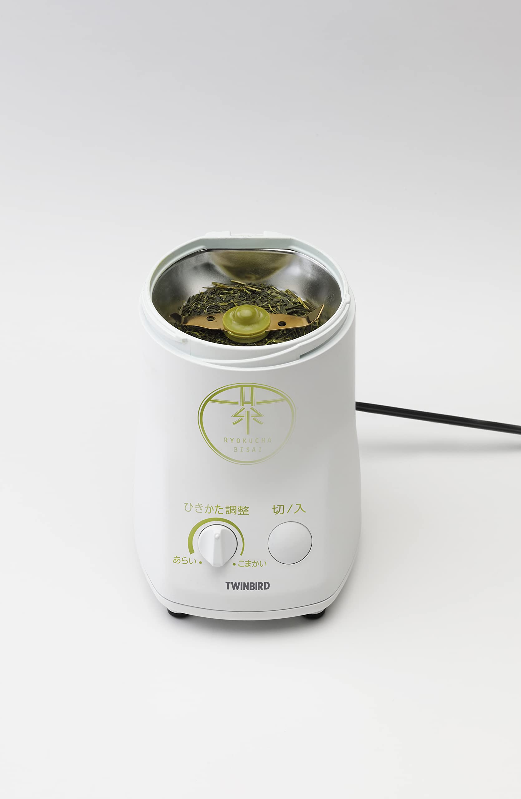 

Twinbird GS-4672W Tea Grinder, Green Tea, White