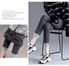 Women's High-Waist Velvet Skinny Jeans: Thick, Elastic, Versatile for Autumn/Winter