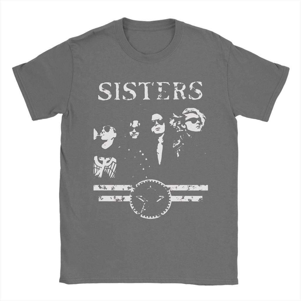 Mens TShirt The Sisters of Mercy Humorous Cotton Tees Short Sleeve  T Shirt Round Neck Tops Summer