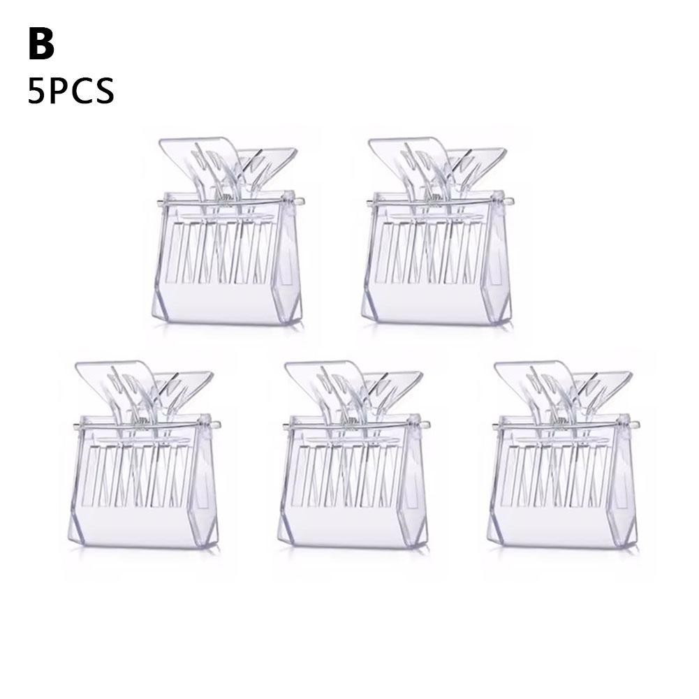 5pcs/1pc Plastic Book Clip Type Queen Cage Transparent Queen Catching Clamp Bee Queen Controller Beekeeping Tools