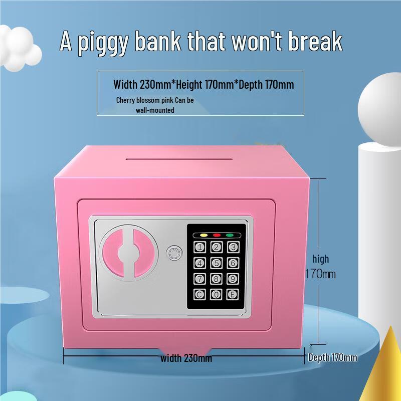 Electronic Lock Home Safe Deposit Box