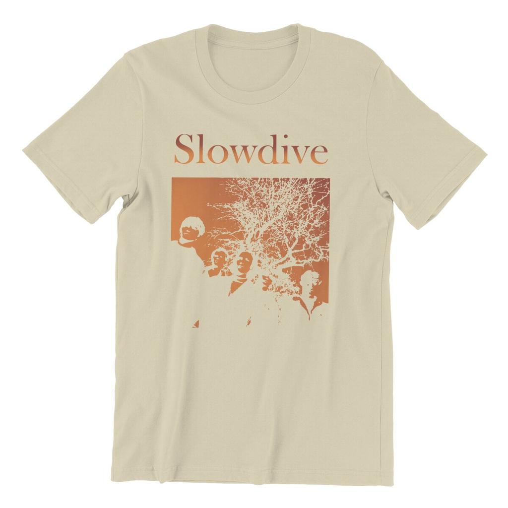 Men's Slowdive Tour 90s T Shirt Cotton Tops Casual Short Sleeve O Neck Tee Shirt Classic T-Shirts