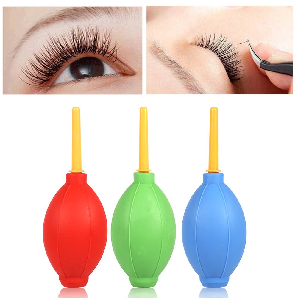 3 Colors Individual False Eyelashes Glue Dryer Eyelash Extension Air Blower Blowing Balloons
