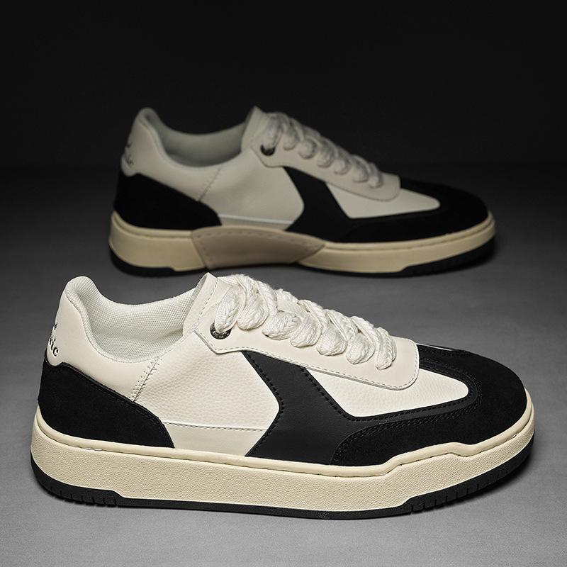 

2025 new black and white panda board shoes men s winter sports leisure low-top original niche versatile trendy shoes 44