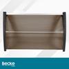 Door canopy 100 x 60 cm brown