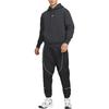 Nike Felpa con Cappuccio Stampa Logo Alfabeto Manica Lunga Felpa Uomo Top Nera FB7661-045