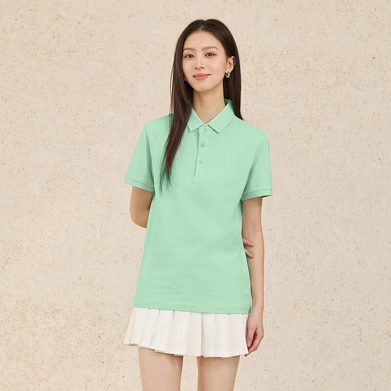 Camisa Polo de Manga Corta de Negocios Unisex Teluoman
