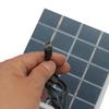 Solar Panel 2W Polycrystalline Silicon Portable Solar Charger with Type-C Mobile Phone Flashlight Solar Panel