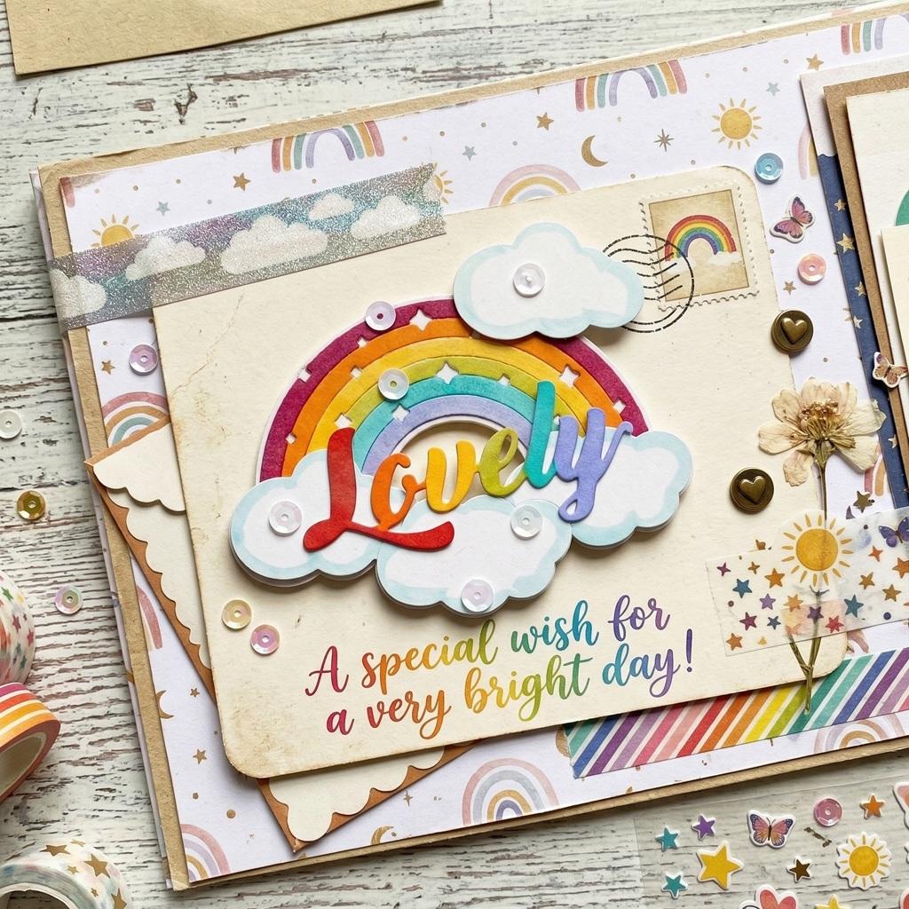 Rainbow Metal Cutting Dies Stencils for Scrapbooking/Photo Album Decorative Embossing Paper Cards Crafts dies