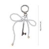 Fashionable Beaded Butterfly Pendant Phone Chain Keyring Phones Charm Keychain