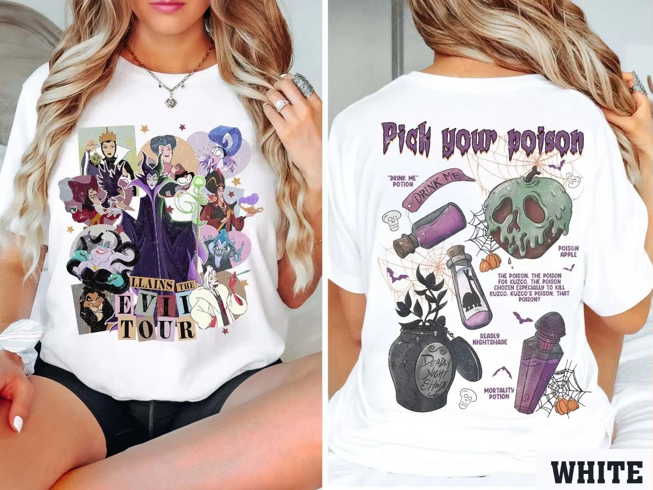

The Latest Hotselling Tshirt Shortsleeved Retro Halloween Evil Queen Loose Breathable Tshirt Womens and UnisexClothing S