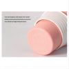 Pink Silicone foldable travel cup-camping cup
