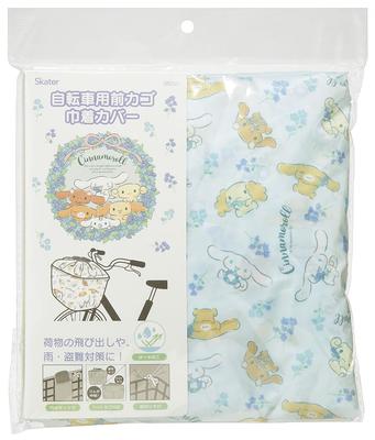 Skater Bicycle Front Basket Drawstring Cover Cinnamoroll Flower Wreath Sanrio BBCV1-A