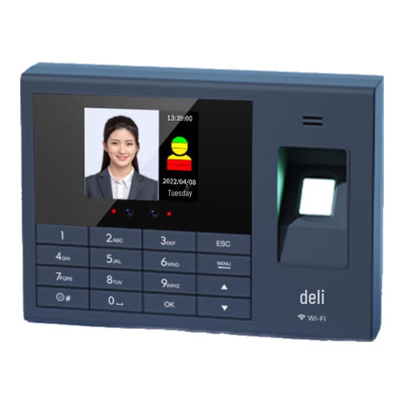 Deli Face & Fingerprint Biometric Time Attendance Machine