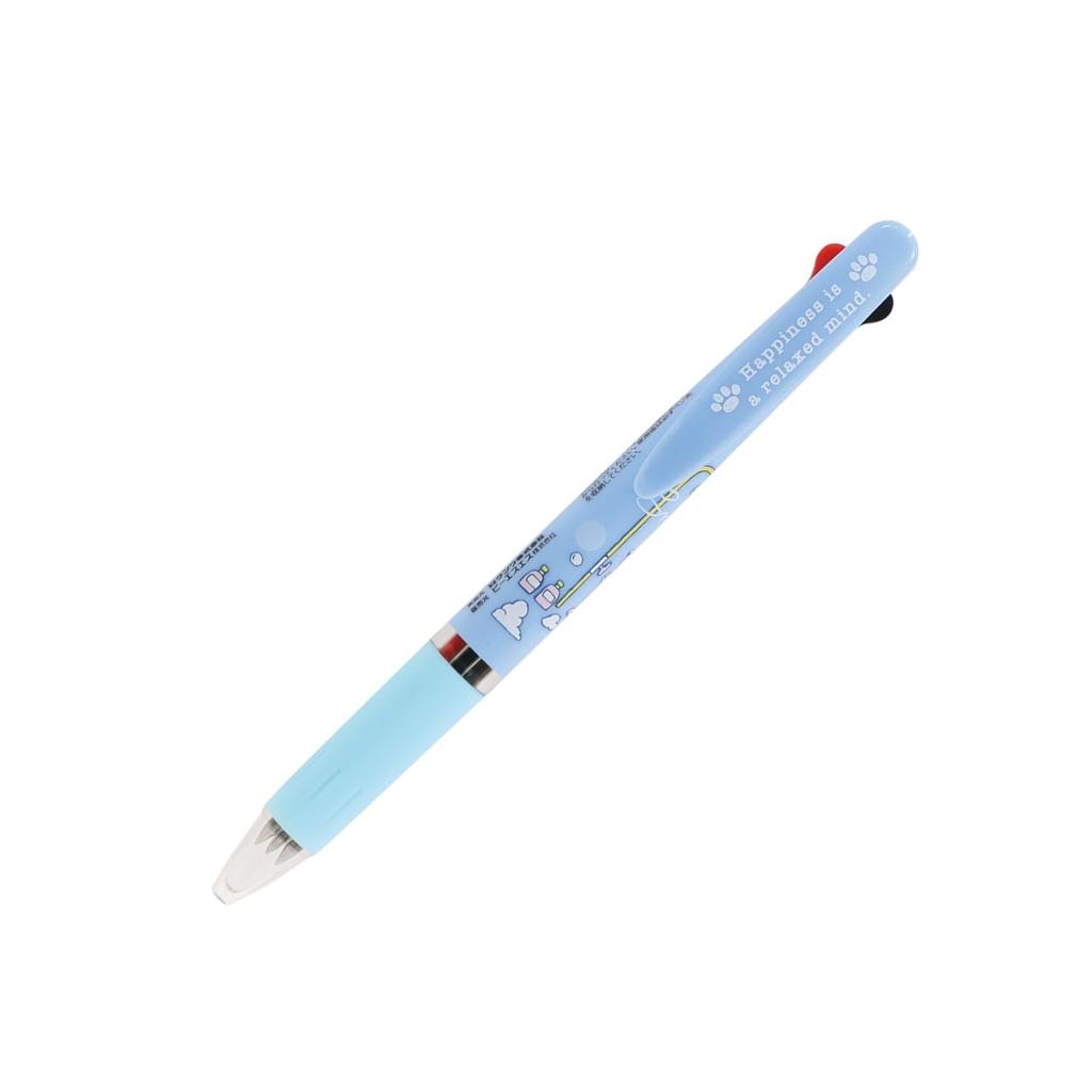 BSS Snoopy Ballpoint Bath ES514D 3-Color Pen, Jetstream, 0.5mm, Time,