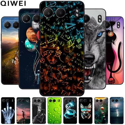 For One Plus Nord 4 5G Case Animals Painted Cool Wolf Soft Silicon Cover for Oneplus Nord 4 Shockproof Shells 1+Nord4 TPU Coques