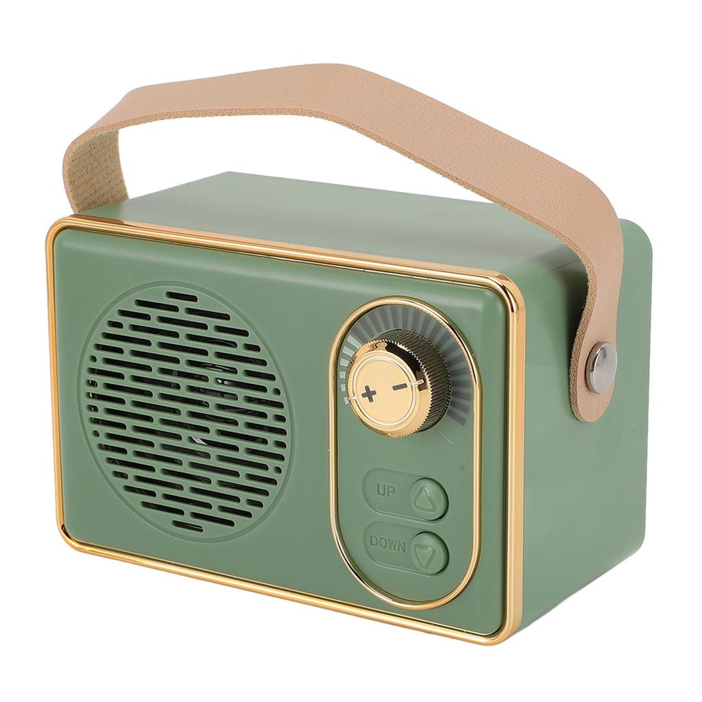 Portable Speaker Cute Old Fashion Wireless Stereo Sound 500mAh Retro Speaker for Desktop Bedroom