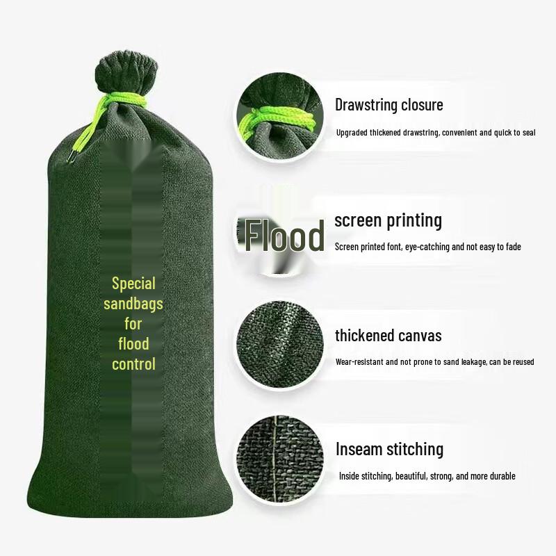

Emergency Flood Control Drawstring Sandbags 25cm x 50cm