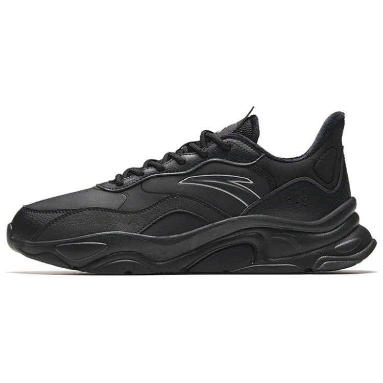 ANTA Retro Dad Shoes Black Men 912348826-6 44.5