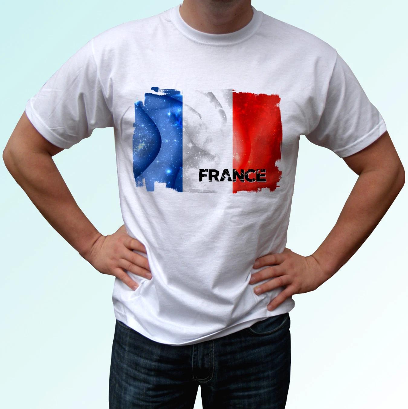 

France flag design white kids boys T-Shirt top tee - s s kids baby sizes 100
