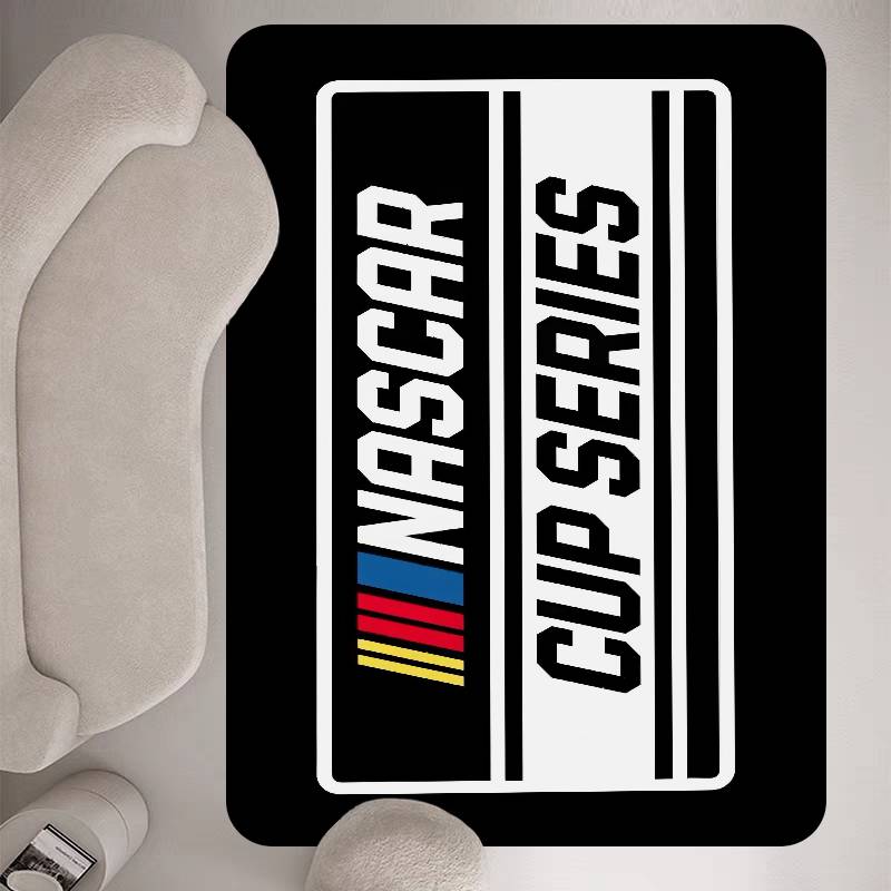 N-NASCARS Racing Car Entrance Door Mat Washable Non-Slip Living Room Sofa Chairs Area Mat Kitchen Welcome Doormat