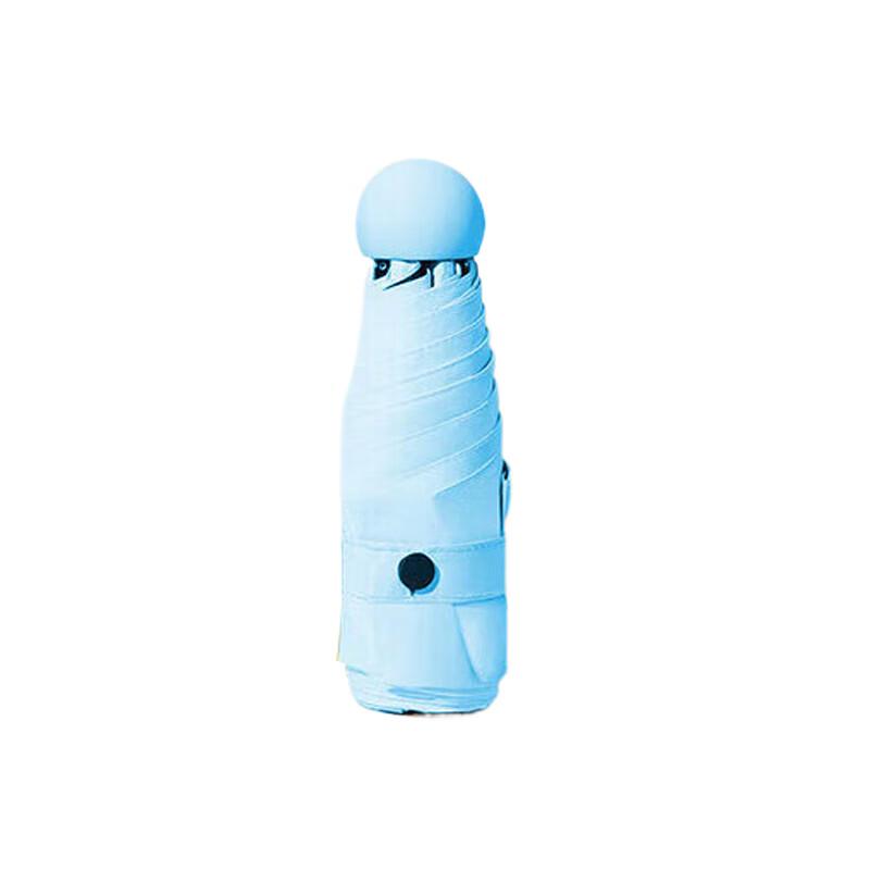 LINGCHEN Portable 5-Fold Capsule Umbrella