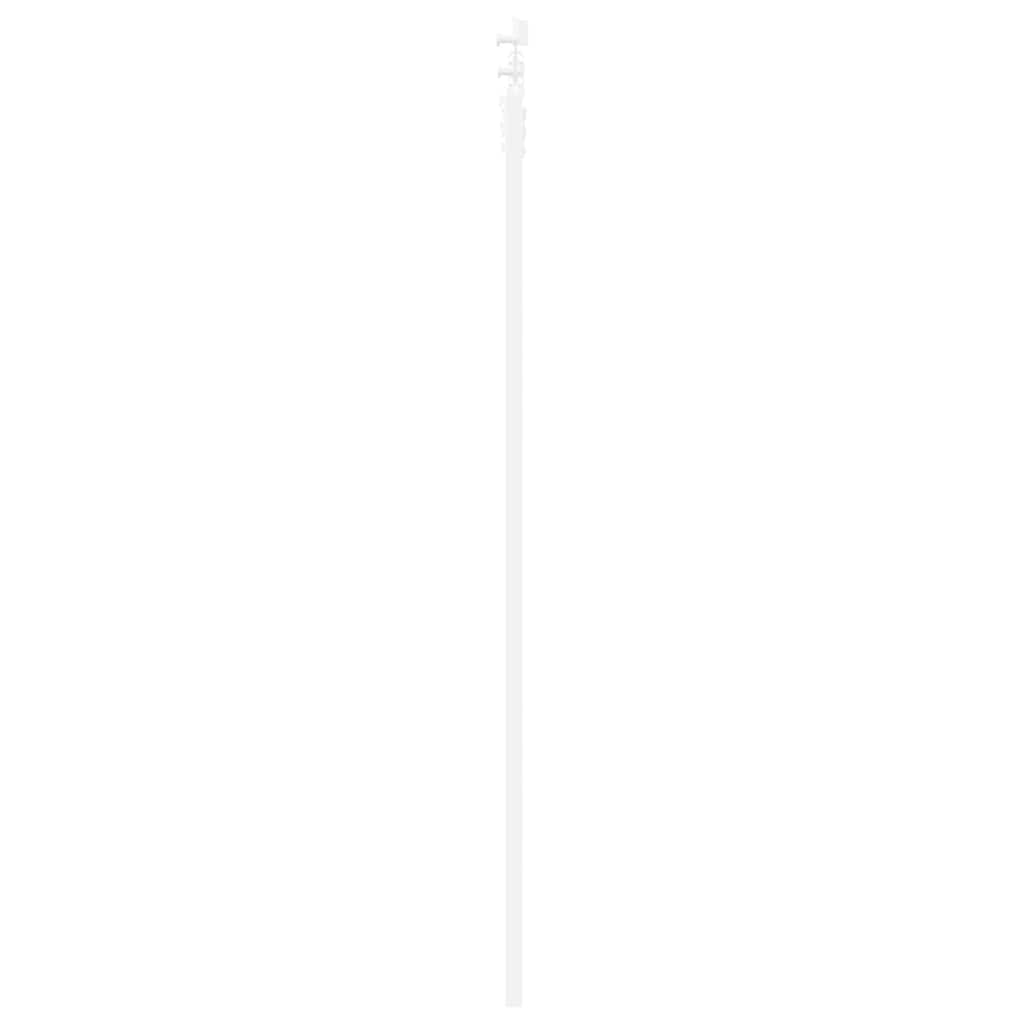 Sliding Door White 61 X 198.5 Cm Solid Pine Wood and Glass