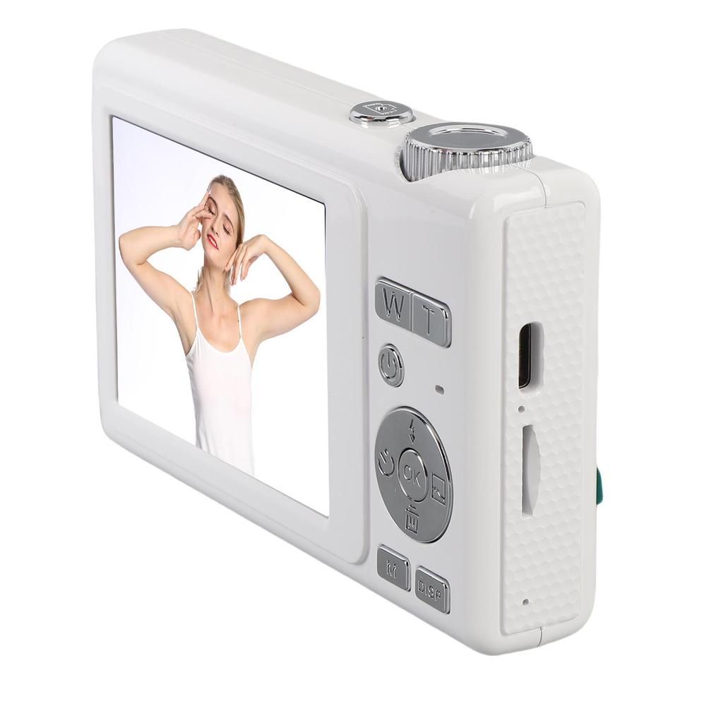 4K 48MP Digitalkamera mit zwei Bildschirmen Autofokus Kompakte kleine Kamera mit 16x Digitalzoom für