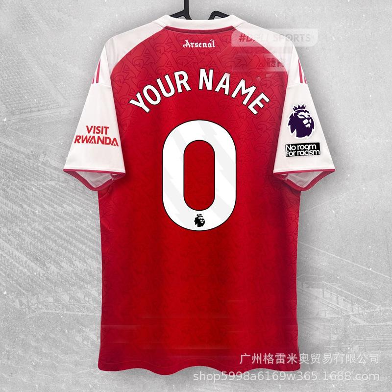 European football jersey customized print Barcelona Real Madrid AC Inter Milan Chelsea Arsenal jersey S