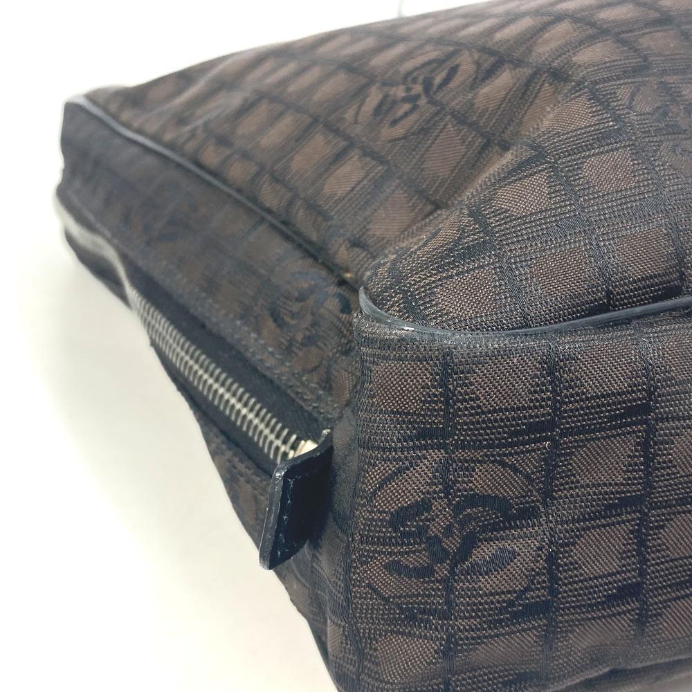 CHANEL New travel line Hand Bag Shoulder Bag 2WAY bag Business bag Brown