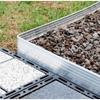 Bordure de Jardin en aluminium ultra solide - ICH-ZAPFE.DE - 10 cm x 10 m - Galvanisé - Aluminium