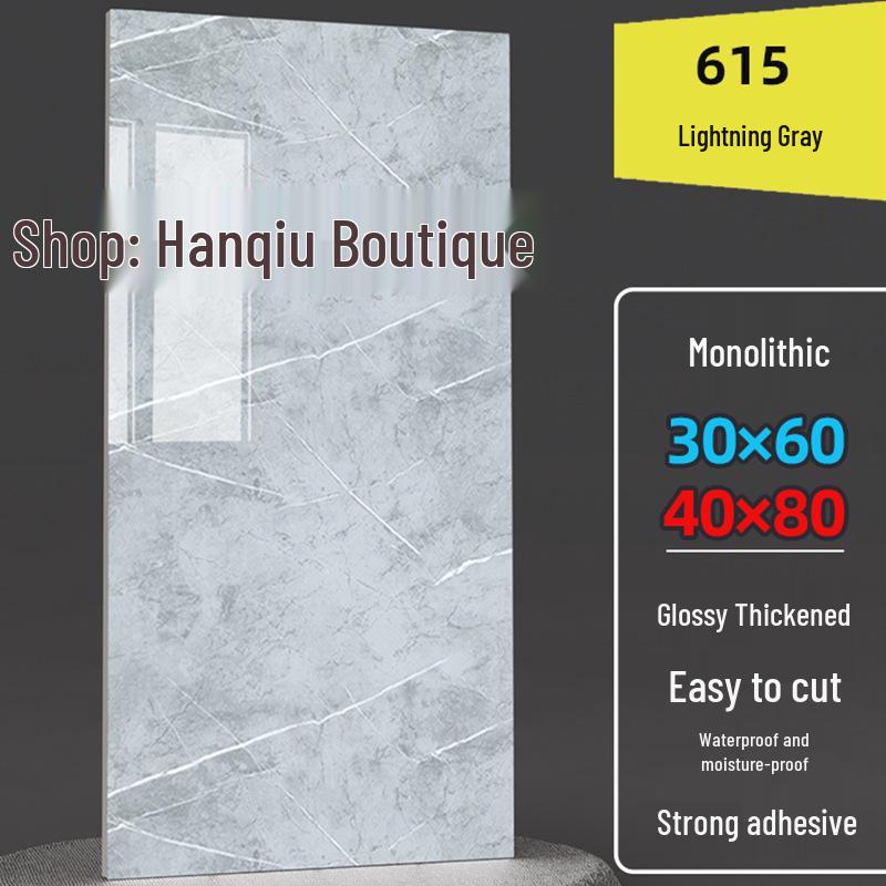 Self-Adhesive Grid Tile Wall Stickers for Bedroom, Living Room, Kitchen & Bathroom Renovation - Waterproof Decoration