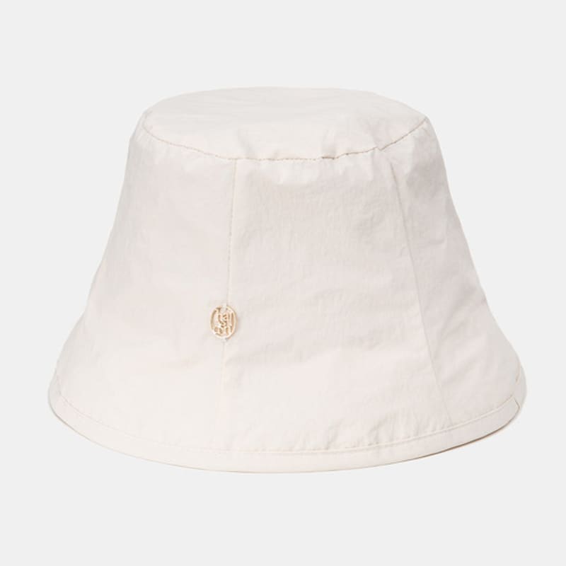 Halden Nylon Rustle Bucket Hat (C004_ivory)