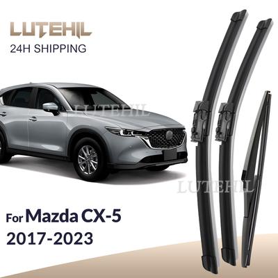 Wiper Front Rear Wiper Blades Set For Mazda CX-5 KF 2017 - 2018 Windshield Windscreen Rear Window 24"+18"+14"