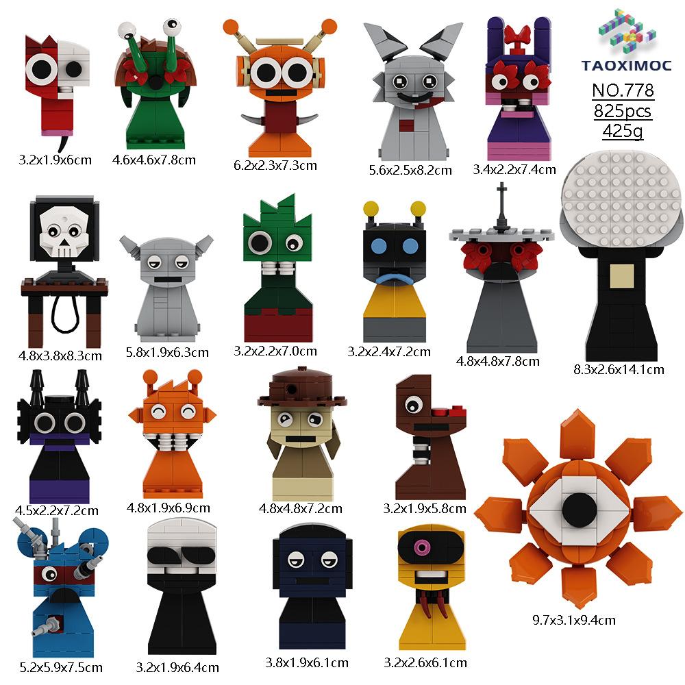 Rhythm Box game peripheral building blocks, Jellyfish Sister, Mr. Phone model dolls