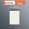 Tearable A5/B5 Thick Notebook: Lined, Sticky Notes, Blank, Grid for Business & Drafts