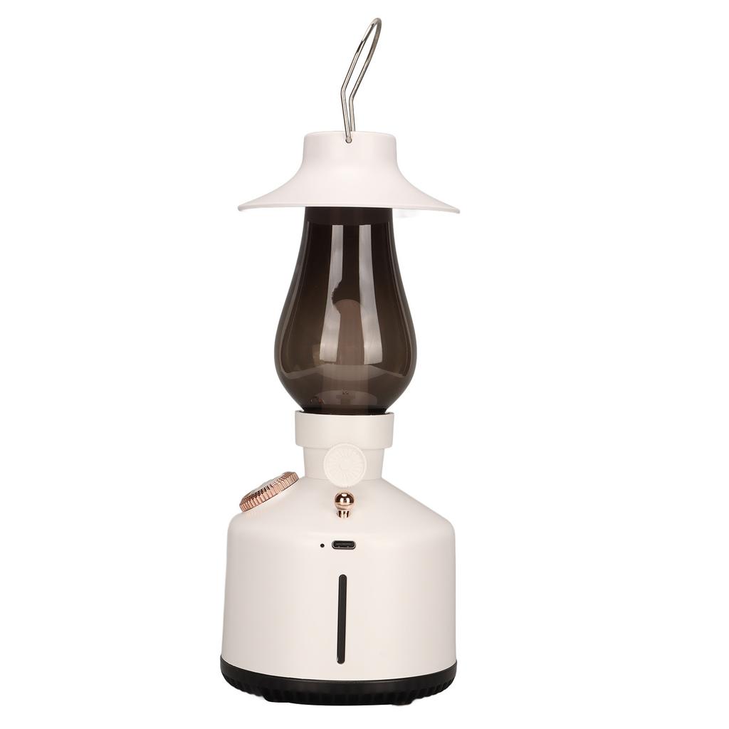 Vintage Night Light Spker IPX4 Waterproof Handheld 360 Degree Surround Sound Retro Night Light with Music