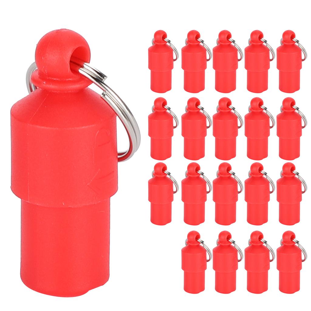 20pcs AntiLost Pet Tag  Dog Cat ID Name Address Label Storage Barrel Tube Collar Pendant