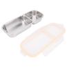 Wet Dry 304 Stainless Steel Lunch Box Portable Food Storage Meal Prep Container  Travel Meal