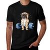 Pug Weightlifting Funny Deadlift Fitness Gym Workout Dog Pet Lover Tshirt Breathable Gym Short Sleeve Tshirt