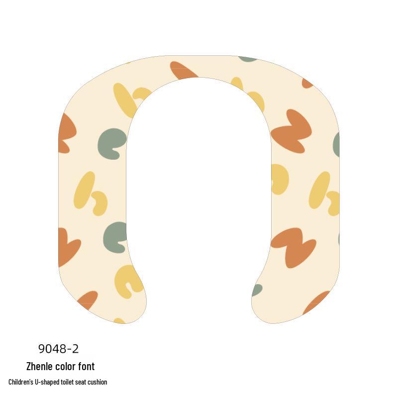 Children's Cartoon Self-Adhesive Washable Toilet Seat Cushion Pad