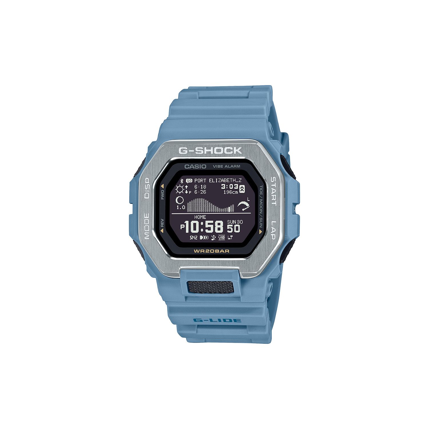 

Casio Tide Moon Phase Quartz Watch Unisex Watches Black GBX-100-2APR Regular Watch Box,GBX-100-2APR