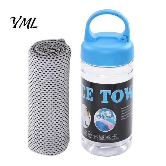Yoga Workout Towel Cooling for Neck And Face, 90cmx30cm Quick Dry Ice Towel, Instant Summer Heat Relief Wrap Sports Recovery Outdoor Activity