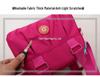 2025 Women's Washed Fabric Crossbody Bag - Casual Korean Style, Single Shoulder Nylon Tote