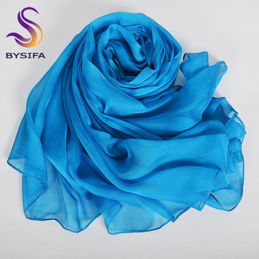 [BYSIFA] Fall Winter Purple Grey Large Scarf Shawl Women Fashion 100% Mulberry Silk Long Scarves Spring Fall Silk Scarf Cape