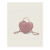 Tooxika Women's Heart Pearl Handbag, Mini Shoulder Chain Crossbody Bag