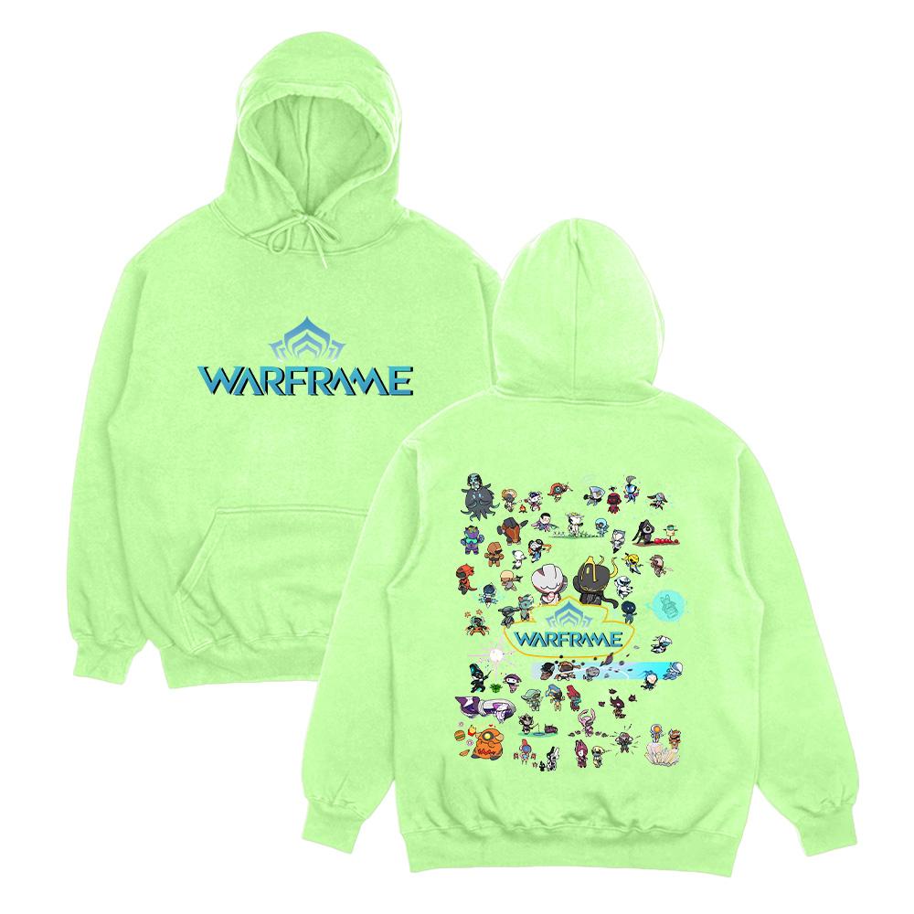 Warframe Premium Anniversary Hoodies Fashion High Street Loose Sweatshirts Long Sleeve Women Men Pullover Comic Casual Tops